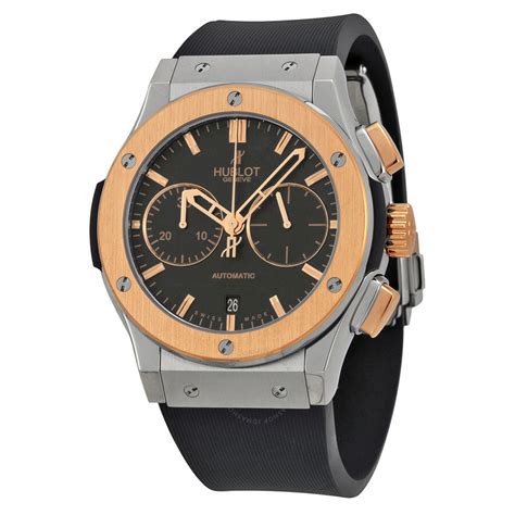 hublot classic fusion black dial black rubber men& 39|Hublot Classic Fusion Collection .